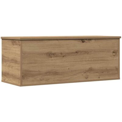 Coffre de rangement VidaXL - Chêne massif - 90x35x35 cm - Polyvalent Coffre de rangement VidaXL - Chêne massif - 90x35x35 cm - Polyvalent