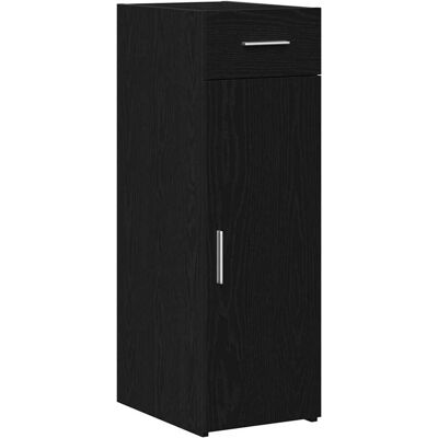 armoire en chêne noir vidaXL - Meuble de rangement moderne armoire en chêne noir vidaXL - Meuble de rangement moderne