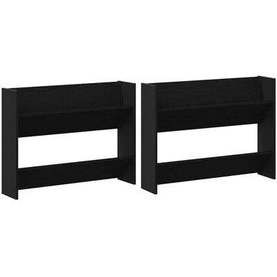 vidaXL Cabinet à chaussures 2 pc 83 x 18 x 60 cm Bois d'ingénierie vidaXL Cabinet à chaussures 2 pc 83 x 18 x 60 cm Bois d'ingénierie