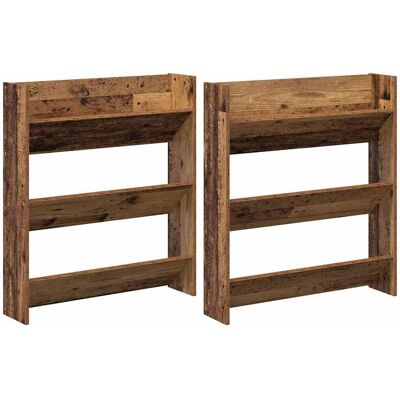 vidaXL Cabinet à chaussures 2 pc 84 x 18 x 90 cm Bois d'ingénierie vidaXL Cabinet à chaussures 2 pc 84 x 18 x 90 cm Bois d'ingénierie