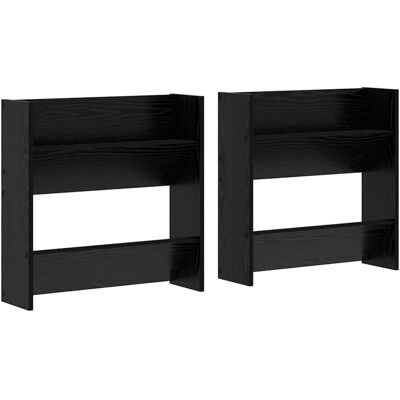 vidaXL Cabinet à chaussures 2 pc 60 x 18 x 60 cm Bois d'ingénierie vidaXL Cabinet à chaussures 2 pc 60 x 18 x 60 cm Bois d'ingénierie