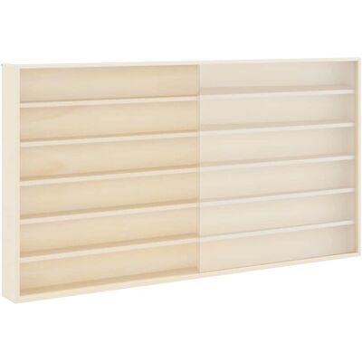vidaXL Vitrine Murale avec porte Beige 100 x 8,5 x 54 cm Contreplaqué vidaXL Vitrine Murale avec porte Beige 100 x 8,5 x 54 cm Contreplaqué