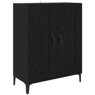 vidaXL Buffet Chêne noir 69,5 x 34 x 90 cm Bois d'ingénierie vidaXL Buffet Chêne noir 69,5 x 34 x 90 cm Bois d'ingénierie