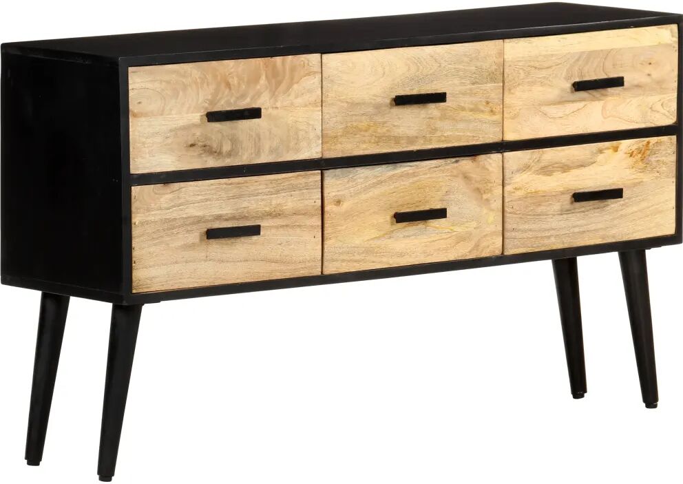 vidaXL Buffet 110x33x64 cm Bois de manguier massif