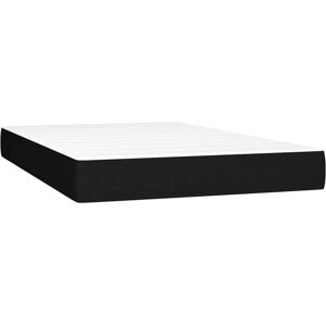 vidaXL Matelas de lit à ressorts ensachés fermeté moyenne Noir 120x200x20 cm Tissu vidaXL Matelas de lit à ressorts ensachés fermeté moyenne Noir 120x200x20 cm Tissu