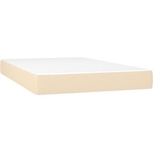 vidaXL Matelas de lit à ressorts ensachés fermeté moyenne Crème 120x200x20 cm Tissu vidaXL Matelas de lit à ressorts ensachés fermeté moyenne Crème 120x200x20 cm Tissu