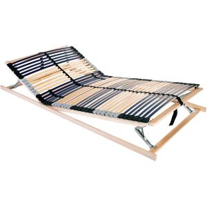 vidaXL Sommier à lattes Marron 100 x 190 cm Bois de hêtre massif vidaXL Sommier à lattes Marron 100 x 190 cm Bois de hêtre massif