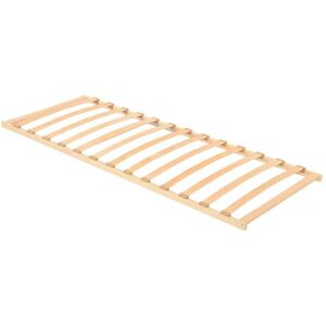 vidaXL Sommier à lattes Marron 80 x 190 cm Bois de hêtre massif vidaXL Sommier à lattes Marron 80 x 190 cm Bois de hêtre massif