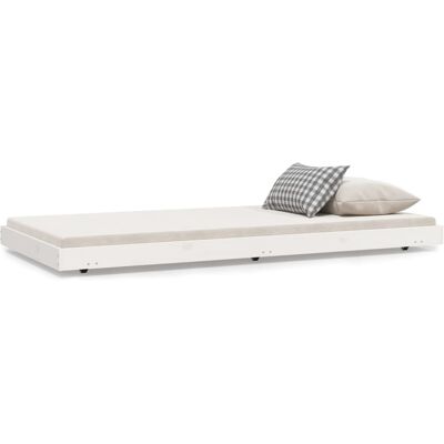 Cadre de lit en pin massif vidaXL - 75x190 cm Cadre de lit en pin massif vidaXL - 75x190 cm