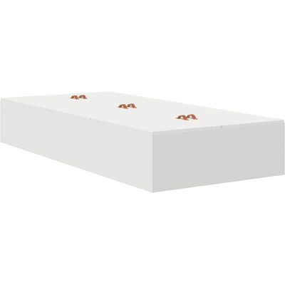 Vidaxl Cadre de lit de rangement blanc 90x190cm - Structure de lit Vidaxl Cadre de lit de rangement blanc 90x190cm - Structure de lit