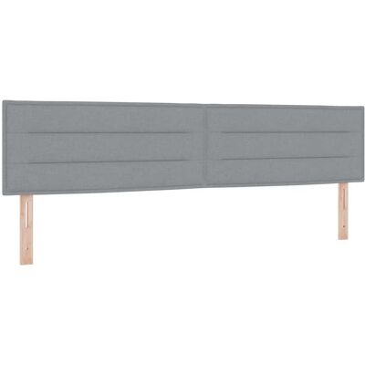 Vidaxl Tête de Lit Moderne Gris Clair - Tête de lit Vidaxl Tête de Lit Moderne Gris Clair - Tête de lit