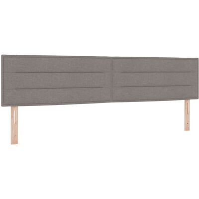 Vidaxl - Tête de lit Design Lignes Taupe 200 cm Tissu Vidaxl - Tête de lit Design Lignes Taupe 200 cm Tissu