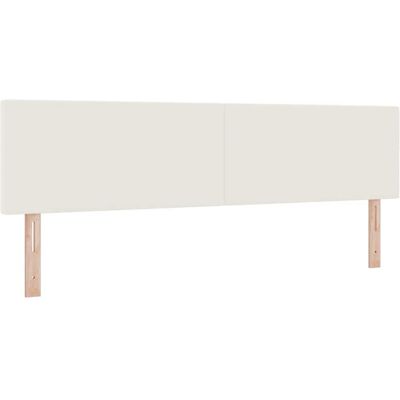 Vidaxl - Tête de lit Design Simple Crème Velours 180 cm - Tête de lit Vidaxl - Tête de lit Design Simple Crème Velours 180 cm - Tête de lit