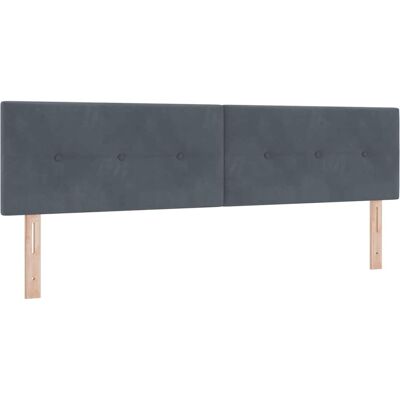 Tête de lit capitonnée gris foncé 180 cm - Tête de lit Tête de lit capitonnée gris foncé 180 cm - Tête de lit