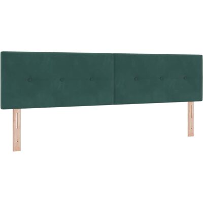 Vidaxl - Tête de lit Boutons Velours Vert Foncé 180cm - Tête de lit Vidaxl - Tête de lit Boutons Velours Vert Foncé 180cm - Tête de lit