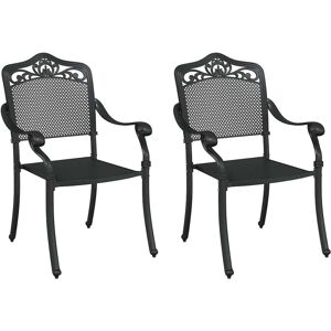 Chaises de Jardin Noires Vidaxl - Chaises de jardin Chaises de Jardin Noires Vidaxl - Chaises de jardin