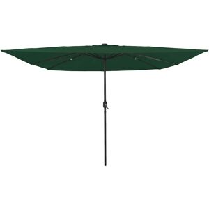 Vidaxl - Parapluie extérieur Vert Polyester Aluminium Grand - Parasol de patio Vidaxl - Parapluie extérieur Vert Polyester Aluminium Grand - Parasol de patio