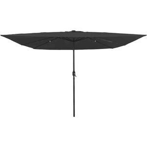 vidaXL Parasol 295x245 cm - Parapluie d'Extérieur avec Lumières LED - Design Moderne vidaXL Parasol 295x245 cm - Parapluie d'Extérieur avec Lumières LED - Design Moderne