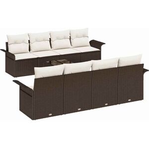 Ensemble de Canapés de Jardin Vidaxl 9 Pièces - Moderne et Résistant Ensemble de Canapés de Jardin Vidaxl 9 Pièces - Moderne et Résistant
