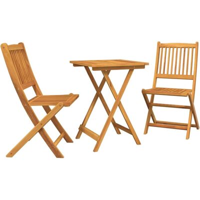 Ensemble de Bistro de Jardin en Acacia Solide - Vidaxl Ensemble de Bistro de Jardin en Acacia Solide - Vidaxl