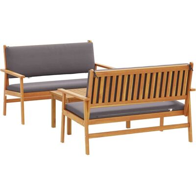 vidaXL Ensemble de Mobilier d'Extérieur - Bois d'Acacia Résistant aux Intempéries vidaXL Ensemble de Mobilier d'Extérieur - Bois d'Acacia Résistant aux Intempéries