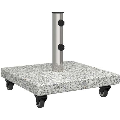 vidaXL Pied de parasol 30 kg Gris Granite Carré vidaXL Pied de parasol 30 kg Gris Granite Carré