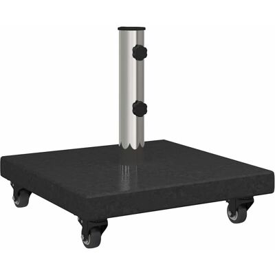 vidaXL Pied de parasol 30 kg Noir Granite Carré vidaXL Pied de parasol 30 kg Noir Granite Carré