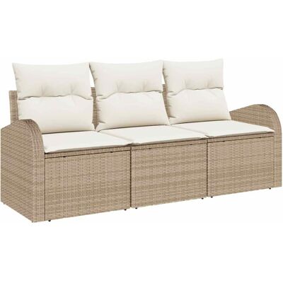 Ensemble de Canapés de Jardin Beige Ensemble de Canapés de Jardin Beige
