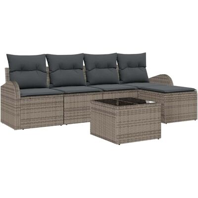 Ensemble de Canapés de Jardin Vidaxl - Modulable, Coussins Imperméables Ensemble de Canapés de Jardin Vidaxl - Modulable, Coussins Imperméables