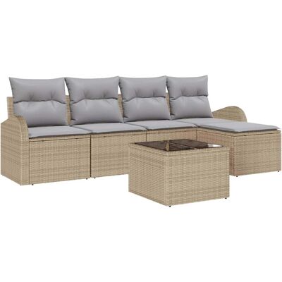 Ensemble de Canapé de Jardin Vidaxl - Modular pour 5 personnes Ensemble de Canapé de Jardin Vidaxl - Modular pour 5 personnes