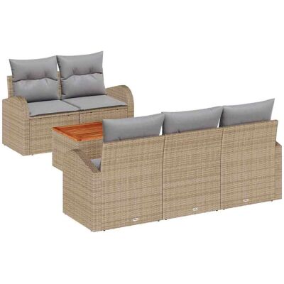 Ensemble de Canapés de Jardin VidaXL 6 Pièces Mobilier Extérieur Ensemble de Canapés de Jardin VidaXL 6 Pièces Mobilier Extérieur
