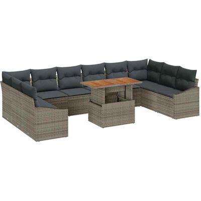 Ensemble de Jardin 11 Pièces - Mobilier en Rotin Synthétique Ensemble de Jardin 11 Pièces - Mobilier en Rotin Synthétique