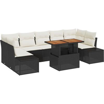 Ensemble de Canapés de Jardin Vidaxl 8 Pièces - Moderne, Résistant aux Intempéries, Spacieux Ensemble de Canapés de Jardin Vidaxl 8 Pièces - Moderne, Résistant aux Intempéries, Spacieux