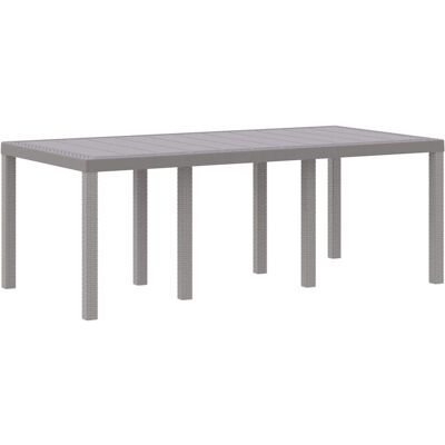 Table de jardin Vidaxl - Rectangulaire, Résistante aux UV, Facile à assembler Table de jardin Vidaxl - Rectangulaire, Résistante aux UV, Facile à assembler