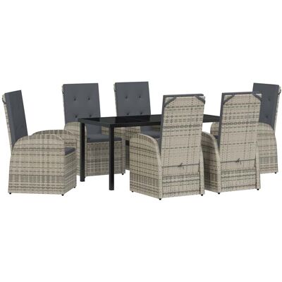 GENERIC - GFR77 - Gris PolyRattan - Ensemble de jardin GENERIC - GFR77 - Gris PolyRattan - Ensemble de jardin