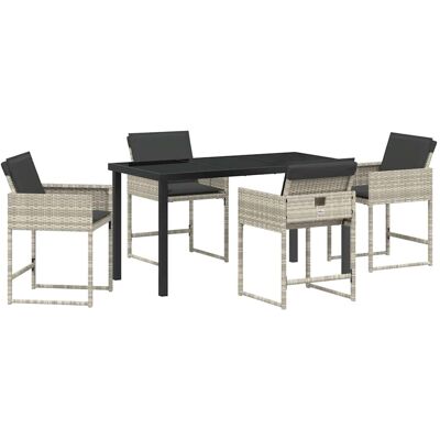 Vidaxl - 5pc PE rattan set - Rectangulaire - 4p - Ensemble de jardin Vidaxl - 5pc PE rattan set - Rectangulaire - 4p - Ensemble de jardin