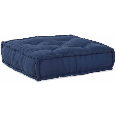 vidaXL - Pouffe Indigo - Indigo - 70x70x36 cm - Ottoman vidaXL - Pouffe Indigo - Indigo - 70x70x36 cm - Ottoman