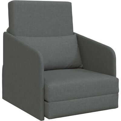 Canapé-Lit Vidaxl Gris Foncé 2-en-1 - Mobilier Salon Canapé-Lit Vidaxl Gris Foncé 2-en-1 - Mobilier Salon