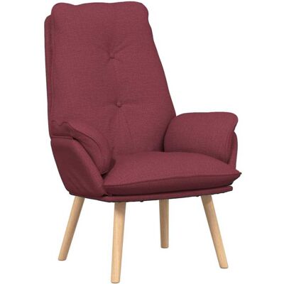 vidaXL fauteuil Bordeaux 69 x 74 x 93 cm Tissu et Contreplaqué vidaXL fauteuil Bordeaux 69 x 74 x 93 cm Tissu et Contreplaqué