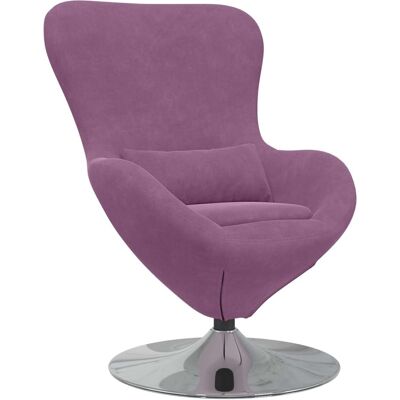 vidaXL Fauteuil œuf Violet Velours vidaXL Fauteuil œuf Violet Velours