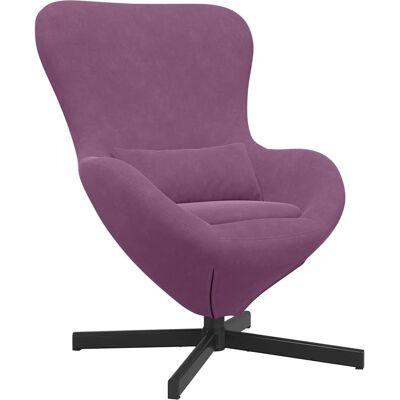 vidaXL Fauteuil œuf Pourpre 63 x 73 x 90 cm Velours vidaXL Fauteuil œuf Pourpre 63 x 73 x 90 cm Velours