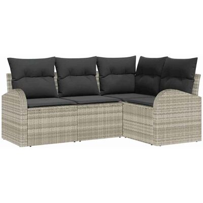 Vidaxl Ensemble Canapés de Jardin - 4 Pièces Raton Moderne Vidaxl Ensemble Canapés de Jardin - 4 Pièces Raton Moderne