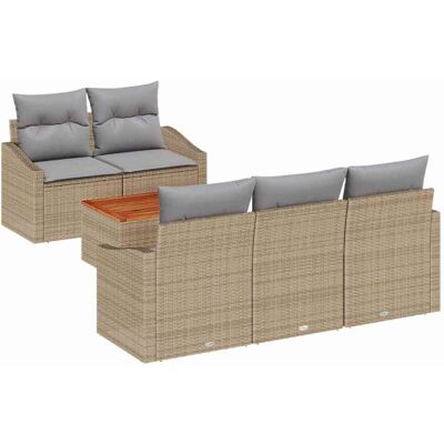 Ensemble de Canapé de Jardin vidaXL - Résistant aux intempéries, Moderne, Confortable - 5 Personnes Ensemble de Canapé de Jardin vidaXL - Résistant aux intempéries, Moderne, Confortable - 5 Personnes