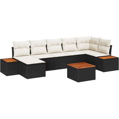 Ensemble de sofa de jardin Vidaxl 8 pièces Ensemble de sofa de jardin Vidaxl 8 pièces