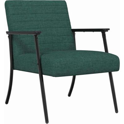 vidaXL fauteuil Vert foncé 59 x 75 x 78 cm tissu vidaXL fauteuil Vert foncé 59 x 75 x 78 cm tissu