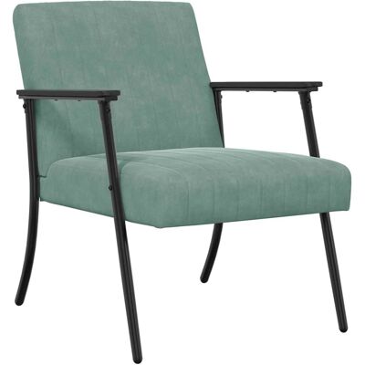 vidaXL fauteuil Vert Mer 59 x 75 x 78 cm Velours vidaXL fauteuil Vert Mer 59 x 75 x 78 cm Velours