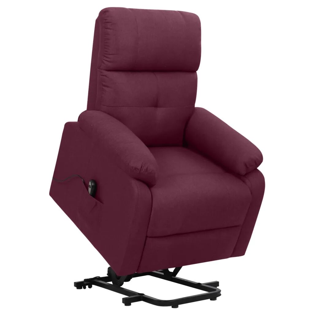 vidaXL Fauteuil inclinable Violet Tissu