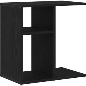 vidaXL Table d'appoint Bois de chêne noir 50 x 30 x 50 cm Rangement - Table d'appoint vidaXL Table d'appoint Bois de chêne noir 50 x 30 x 50 cm Rangement - Table d'appoint
