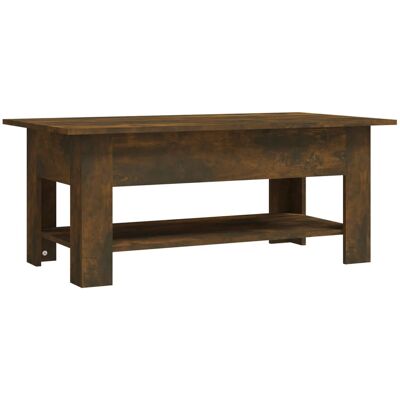 vidaXL Table Basse Chêne Fumé - 102x55x42 cm vidaXL Table Basse Chêne Fumé - 102x55x42 cm