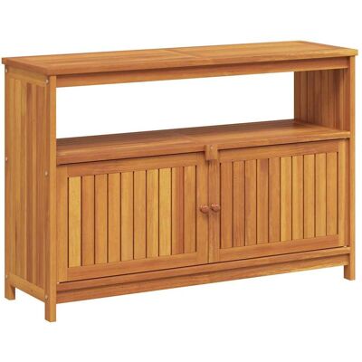 vidaXL Table console de jardin 110x35x75 cm bois massif d'acacia vidaXL Table console de jardin 110x35x75 cm bois massif d'acacia